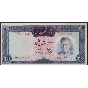 Írán, království, Mohammad Rezá Šáh Pahlaví (1320-1358 AH / 1941-1979 n. l.), 200 riálů 1969-71