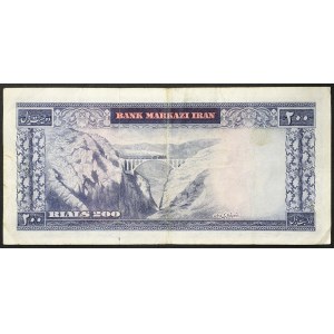 Iran, Royaume, Mohammad Reza Shah Pahlavi (1320-1358 H / 1941-1979 J.-C.), 200 Rials 1971-73