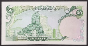 Iran, Regno, Mohammad Reza Shah Pahlavi (1320-1358 AH / 1941-1979 d.C.), 50 Rials 1974-79