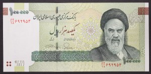 Írán, Islámská republika (SH1358/1979 AD-date), 100 000 riálů 2010