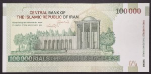 Iran, Repubblica Islamica (SH1358/1979 d.C.), 100.000 Rial 2010