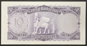 Irák, republika (1959-data), 10 dinárů b.d. (1959)