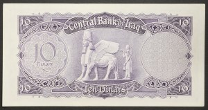 Irak, Republika (1959-date), 10 dinarów, b.d. (1959)