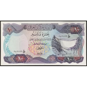 Irak, republika (1959-dátum), 10 dinárov b.d. (1973)