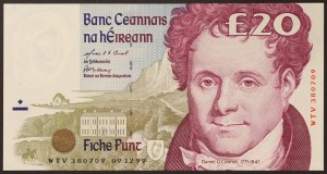 Irlanda, Repubblica (1921-data), 20 sterline 09/12/1999
