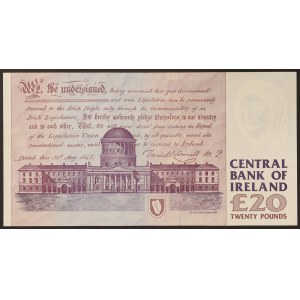 Ireland, Republic (1921-date), 20 Pounds 09/12/1999