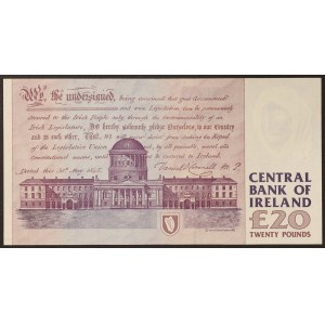Irlandia, Republika (1921-date), 20 funtów 09/12/1999