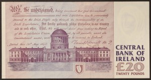 Irlande, République (1921-date), 20 livres 09/12/1999