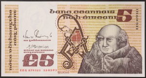 Irland, Republik (1921-datum), 5 Pfund 12/03/1993