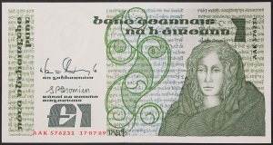 Irsko, Republika (1921-data), 1 libra 17/07/1989