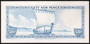 Wyspa Man, Królestwo, Elżbieta II (1952-2022), 50 pensów 1979
