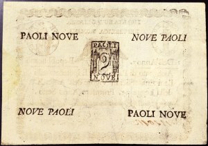 Stati italiani, Roma (Stato Pontificio), Prima Repubblica Romana (1798-1799), 9 Paoli 1798