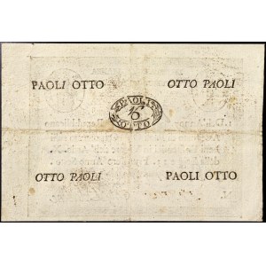 Italian States, Rome (Papal State), First Roman Republic (1798-1799), 8 Paoli 1798