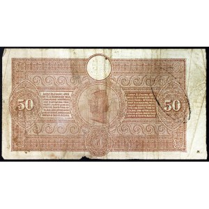 Italie, Royaume d'Italie, Vittorio Emanuele II (1861-1878), 50 Lire 1/3/1874