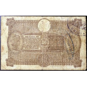 Włochy, Królestwo Włoch, Vittorio Emanuele II (1861-1878), 30 lirów 1/3/1874