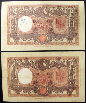 Taliansko, Talianske kráľovstvo, Vittorio Emanuele III (1900-1946), Lot 2 ks.