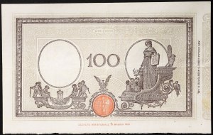 Italy, Kingdom of Italy, Vittorio Emanuele III (1900-1946), 100 Lire 15/01/1929