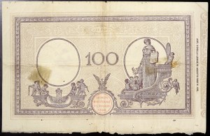 Italy, Kingdom of Italy, Vittorio Emanuele III (1900-1946), 100 Lire 05/08/1925