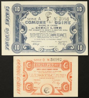 Italy, Kingdom of Italy, Monetazione di Emergenza del Comune di Trieste, Lot 2 pcs.