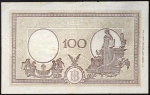 Italia, Regno d'Italia, Repubblica Sociale (1943-1945), 100 Lire 11/11/1944