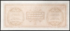 Itálie, AM-Lire (Allied Military Currency), 100 Lire 1943