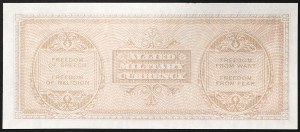 Italie, AM-Lire (Monnaie militaire alliée), 100 Lire 1943