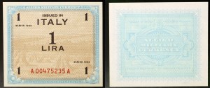 Italy, AM-Lire (Allied Military Currency), Lot 2 pcs.
