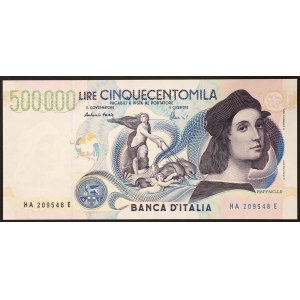 Włochy, Republika Włoska (od 1946 r.), 500 000 lirów 1997 r.