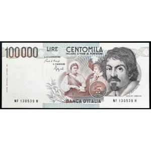 Italie, République italienne (1946-date), 100.000 Lire 10/03/1993