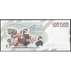 Italie, République italienne (1946-date), 100.000 Lire 10/03/1993