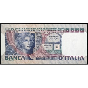 Italia, Repubblica Italiana (1946-data), 50.000 Lire 20/06/1977