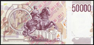 Italie, République italienne (1946-date), 50.000 Lire 27/05/1992