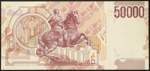 Italy, Italian Republic (1946-date), 50.000 Lire 27/05/1992