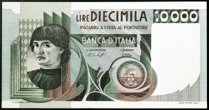 Italia, Repubblica Italiana (1946-data), 10.000 Lire 29/12/1978