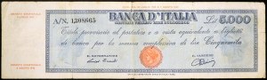 Taliansko, Talianska republika (1946-dátum), 5 000 lír 08/04/1947