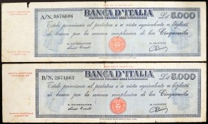Italy, Italian Republic (1946-date), Lot 2 pcs.