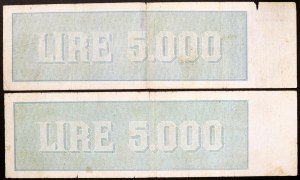 Italie, République italienne (1946-date), Lot 2 pcs.