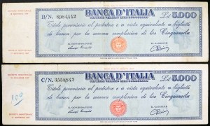 Italy, Italian Republic (1946-date), Lot 2 pcs.