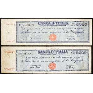 Italie, République italienne (1946-date), Lot 2 pcs.