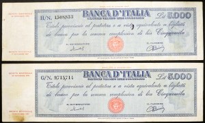 Itálie, Italská republika (1946-data), šarže 2 ks.