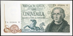 Italie, République italienne (1946-date), 5.000 Lire 20/05/1971