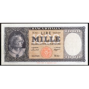 Taliansko, Talianska republika (1946-dátum), 1 000 lír 15/09/1959
