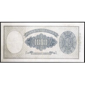 Italy, Italian Republic (1946-date), 1.000 Lire 25/09/1961