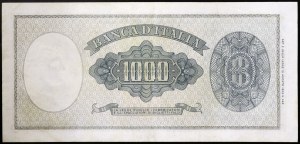 Italie, République italienne (1946-date), 1.000 Lire 25/09/1961