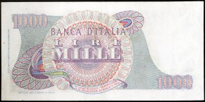 Italy, Italian Republic (1946-date), 1.000 Lire 10/08/1965