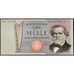 Italia, Repubblica Italiana (1946-data), 1.000 lire 05/08/1975