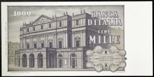 Itálie, Italská republika (1946-data), 1 000 lir 05/08/1975