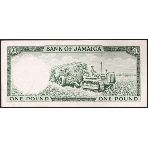 Jamajka, britská kolónia (do roku 1962), Alžbeta II (1952-2022), 1 libra 1960