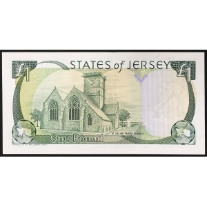 Jersey, British Dependency, Elizabeth II (1952-2022), 1 Pound n.d. (1993)