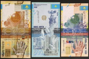 Kazakistan, Repubblica (1991-data), Lotto 3 pezzi.